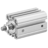 Series CCI, single-acting, retracted without pressure, Piston rod: external thread